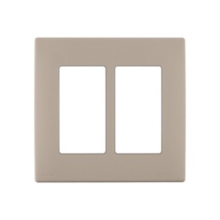 LEVITON WALLPLATES RENU 2 GANG WLPLT CAF+ LATTE REWP2-CA